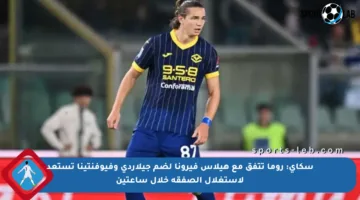 سكاي: روما تتفق مع هيلاس فيرونا لضم جيلاردي وفيوفنتينا تستعد لاستغلال الصفقة خلال ساعتين